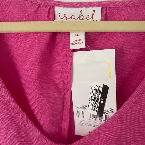 Short Sleeve Woven Maternity Dress - Isabel Maternity by Ingrid & Isabel Pi - Picture 4 of 4